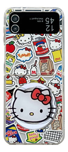 Hello Kitty Zflip5 Funda De Succión Magnética Para Teléfono