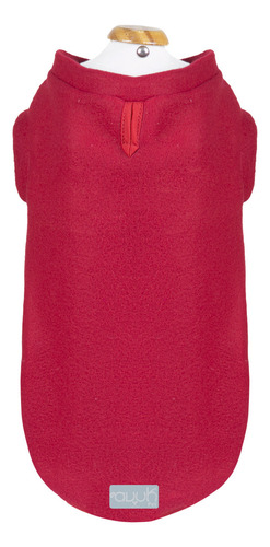 Agasalho De Inverno Soft Vermelho Tamanho G Para Cachorro de 6 a 8kg