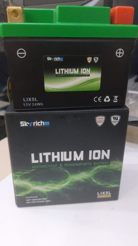 Lithium Bateria Lix5l 12 V Titan 125 / 150/160/ Bros Xre190