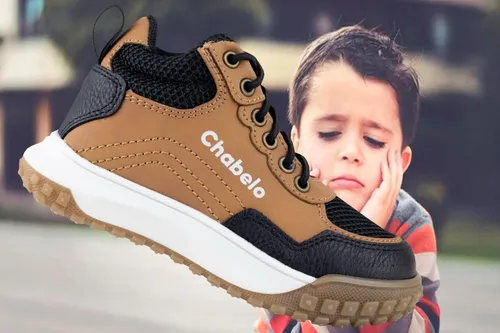 Botas Para Ni os Tipo Tenis C398 a Caf Urbanas Chabelo Cuotas