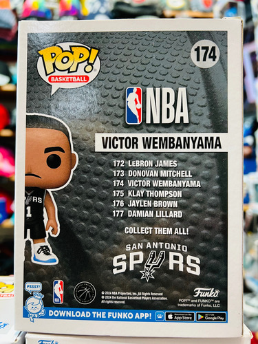 Funko Pop Nba Víctor Wembanyama San Antonio Spurs No. 174