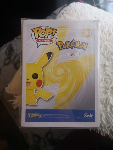 Pikachu Flocked Funko Pop Original (Usado)