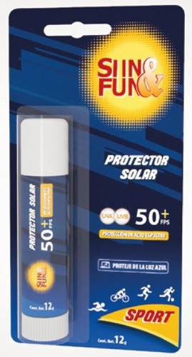 Protector Solar En Barra De Alto Espectro Y Luz Azul Sport