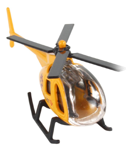 2 Helicóptero De Aleación Fundido A Escala 1/64, 2 Piezas