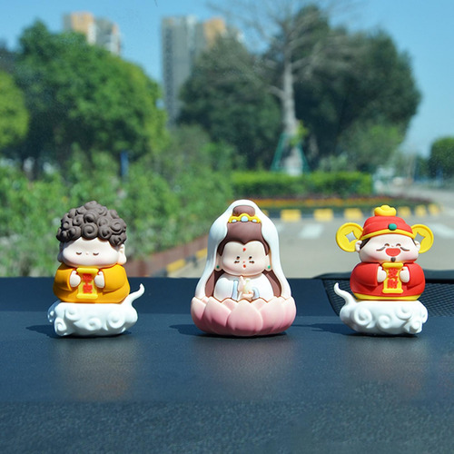 3 Piezas Figuras Decoración De La Estatua Mini Esculturas