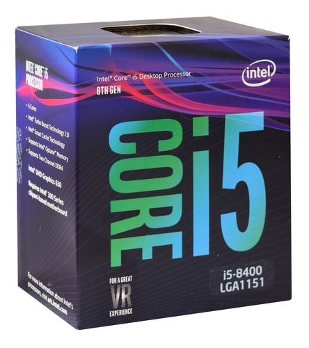 Micro Procesador Intel Six Core I5 8400 8° Gen 4.0ghz Cl !!!