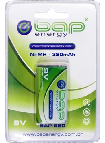 Imagem 8 de 8 de Kit Recarregador Bap550 + 2 Baterias Recarregáveis Bap680