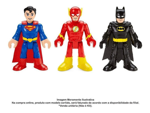 Imagem 1 de 4 de Boneco Articulado 26 Cm Imaginext Dc Comics Mattel - Gpt41