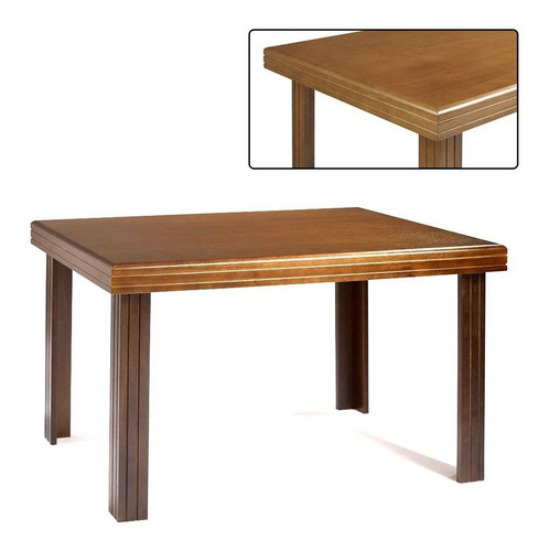 Imagem 5 de 5 de Conjunto De Mesa Madeira Maciça Com 6 Cadeiras Essência - Me