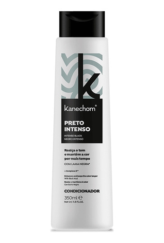 Acondicionador Negro Intenso Mantiene Color Kanechom 350ml