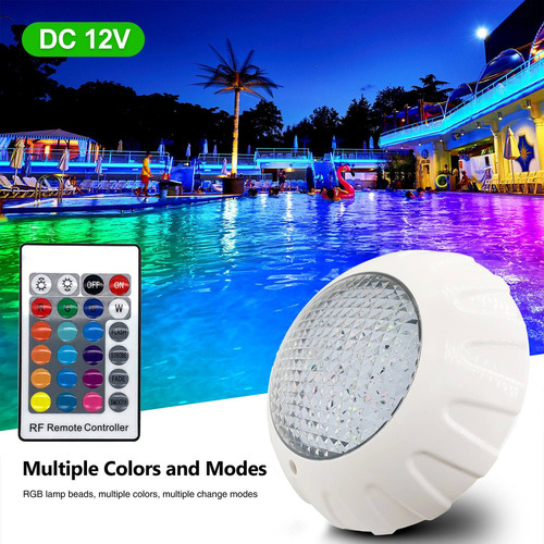 Lámpara De Piscina 108 Pond Light Tub Jacuzzi Color