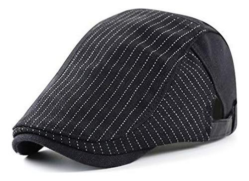 Gorra Gatsby - Jnket Fashion Unisex Striped Flat Cap Adjusta