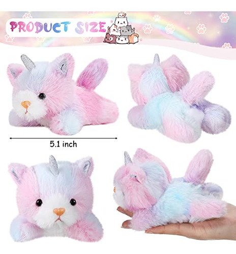 8 Piezas De Mascotas De Peluche De 5 Pulgadas Animales Relle