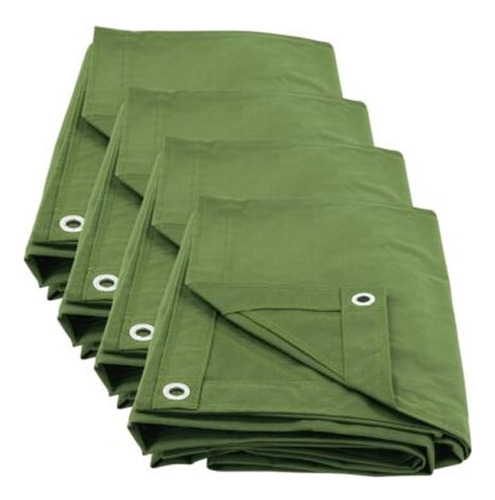 Mytee Products 4 Lona Verde 8 X 10 Pie Resistente Al Agua 12