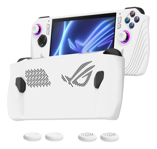 Para Console De Jogos Portátil Ally, Proteção De Silicone Co