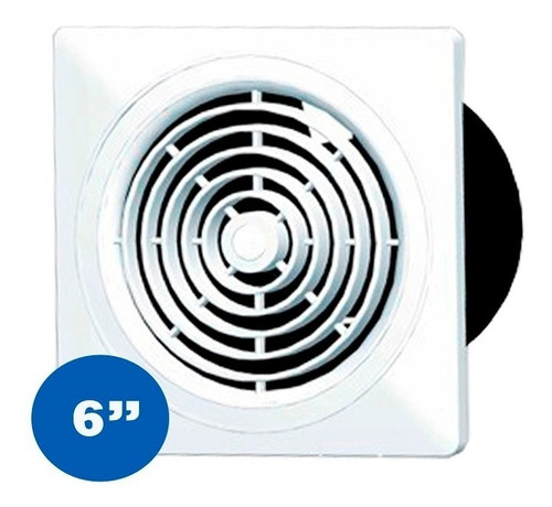 Extractor De Aire Baño Cocina Hydra 6 15cm Pared Y Vidrio
