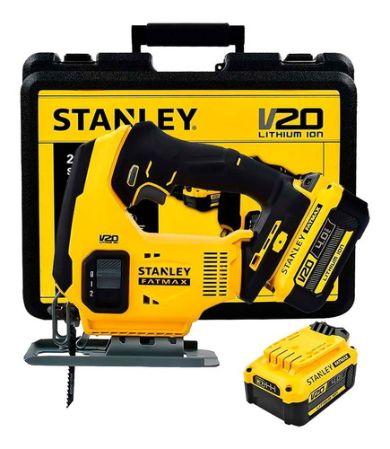 Sierra Caladora Stanley 20v Max Scj600m2k 2 Bat 4.0ah Cargad