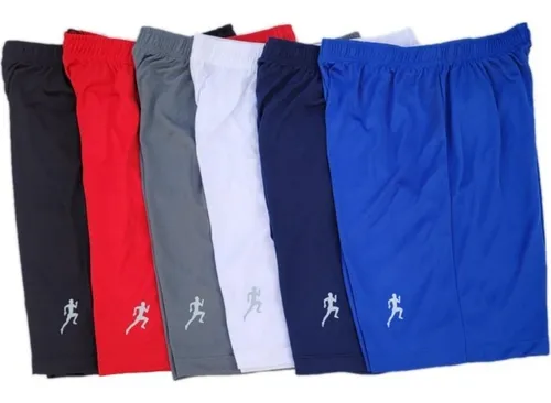 Kit 6 Bermudas Shorts Masculinas Academia Esportiva Treino
