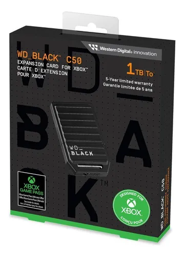 Cartão Exp. Black C50 1tb P/ Xbox Series Wdbmph0010bnc-wcsn