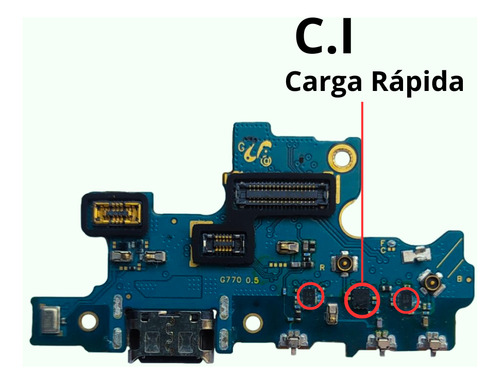Placa De Carga Dock Compatível Galaxy S10 Lite Sm-g770