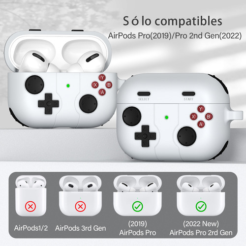 Para AirPods Pro / Pro 2 Funda Protectora De Silicona Suave