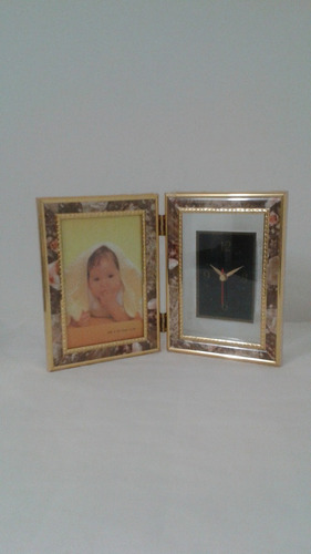 Portarretrato Con Reloj