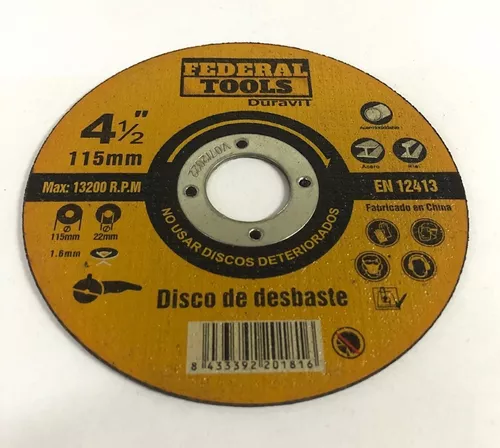 Disco De Corte Metal Amoladora 115 X 1,6 Knock X 1 Unidad – AB Distribuidora