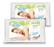 Comprar 2 Almohadas Inteligentes Viscoelásticas 58x37x10 Con Funda