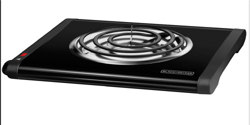 Cocina De Mesa Black & Decker 1 Hornilla Negro