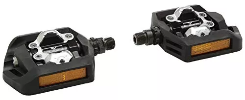 PEDAL FIJACION MTB SHIMANO PD-T421 SPD C/PLATAFORMA 423GR NEGRO