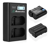 Comprar Baterias De Repuesto En-el15 Powerextra 2 Pack Y Cargador De