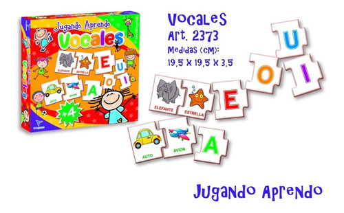Juego De Mesa Vocales Toto Games 2373
