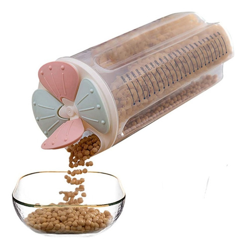 Dispensador Cereales Snacks 4 Compartimentos Removible- 2,5l