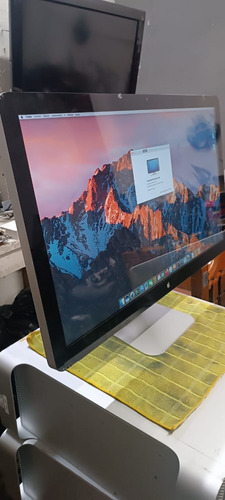 Monitor Cinema Thunderbolt Apple 27 Detalle Cristal Plateado (Usado)