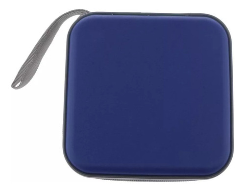 Estuche Porta For 40 Cd/dvd/blu-, Portafolios For Save Color Azul
