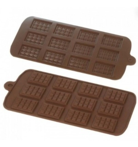 Molde Mini Tabletas De Chocolate