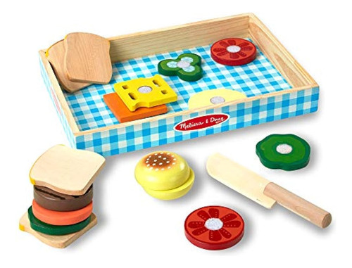 Melissa - Doug Conjunto De Fabricación De Sándwiches De Made