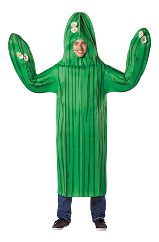 Disfraz Talla Estándar Para Adultos De Cactus Halloween