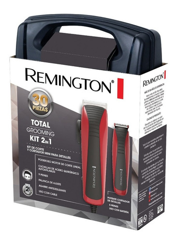 Maquina Cortadora De Pelo Remington Hc4055t + Kit Peluqueria