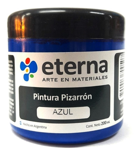 Pintura Pizarrón Pizarra X200ml Color Azul Eterna