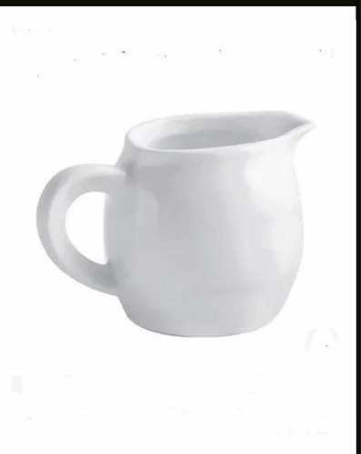 Jarrita Lechera Cremera 3 Oz 100 Ml Porcelana 10 Piezas Color Blanco
