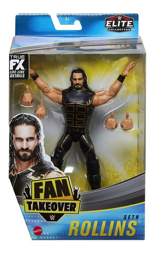 Imagen 1 de 5 de Figura Wwe Mattel Elite Seth Rollins El Mesías Shield Raw