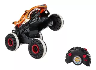 Vehículo Hot Wheels Rc Monster Trucks Tiger Shark 1:15