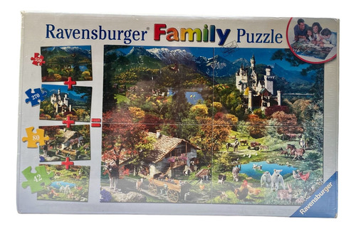 Rompecabezas Family Puzzle Ravensburger 4 Diferentes Tamaños