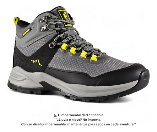 Zapatillas Botas Impermeables Trekking Nieve Hombre Mujer