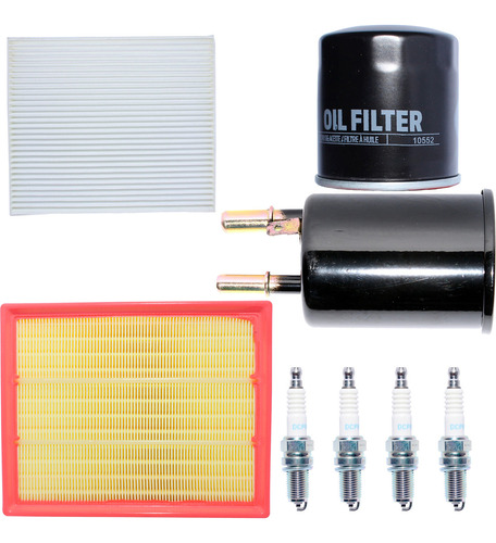 Kit Afinamiento Chevrolet Sail 1.4 2011-2016 Filtros Bujias