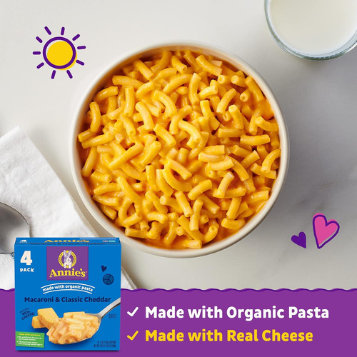 Cena De Macarrones Con Queso De Annie, Queso Cheddar Suave C