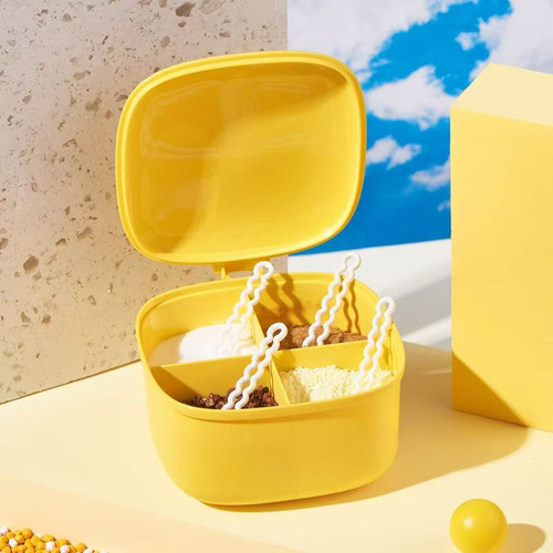 Caja De Especias Little Yellow Duck 4 Compartimentos