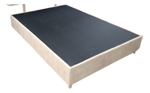 Base Queen Size Tapizada En Lino Varios Colores