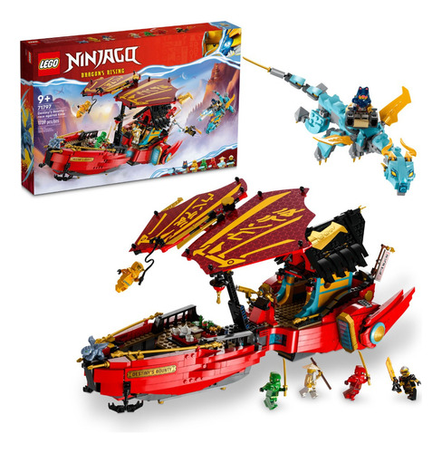 Kit Lego Ninjago Barco Asalto Ninja Carrera Contra Ti 71797 3+